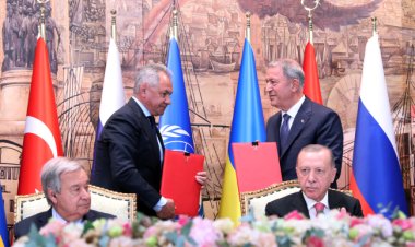 Tahıl koridoru için imzalar atıldı