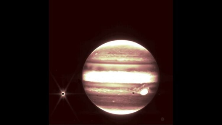 James Webb teleskopunun çektiği Jüpiter görüntüsü yayınlandı