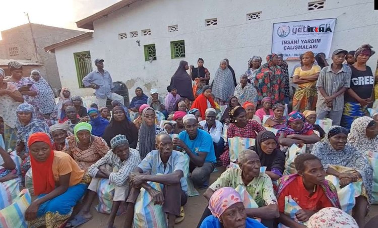 Avrupa Yetim Eli'den Burundi'de binlerce aileye yardım