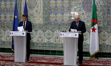Cezayir Cumhurbaşkanı Tebbun, Macron ile görüştü