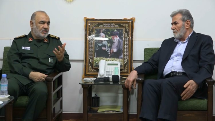 İran Devrim Muhafızları Komutanı ile İslami Cihad Hareketi lideri, Tahran'da görüştü