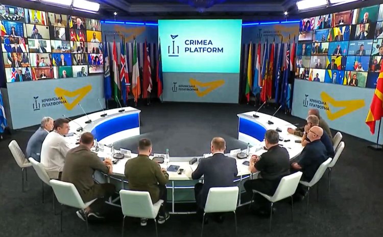 Kiev'de 60 ülke ve uluslararası örgütün katılımıyla Kırım Platformu düzenlendi