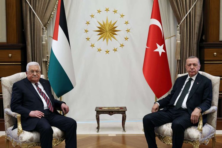 Cumhurbaşkanı Erdoğan, Mahmud Abbas ile ortak basın toplantısı düzenledi