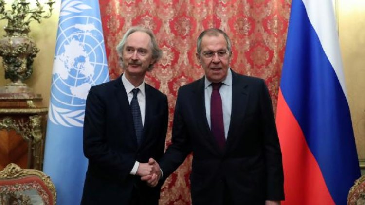 Lavrov, BM Suriye Özel Temsilcisi Pedersen ile görüştü