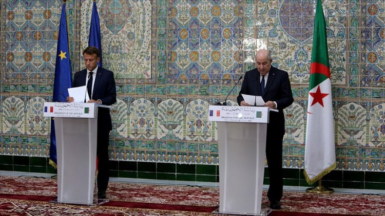 Cezayir Cumhurbaşkanı Tebbun, Macron ile görüştü