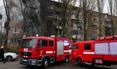 Ukrayna'nın başkenti Kiev füzelerle vuruldu