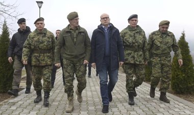 Sırbistan Genelkurmay Başkanı, Kosova sınırında