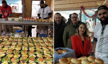 Fransa'da Müslüman lokantacı fakirleri ve yetim çocukları sevindirdi