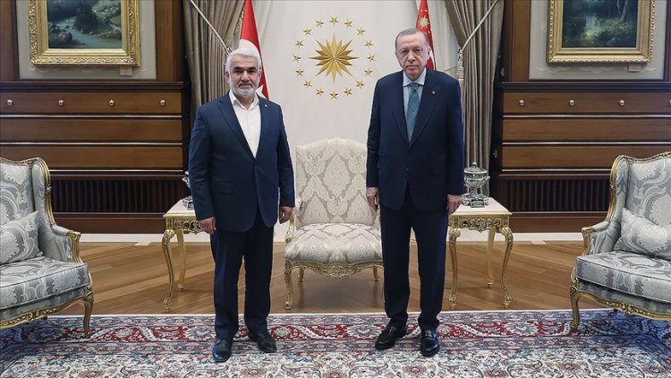 HÜDA PAR Genel Başkanı Yapıcıoğlu, Erdoğan ile görüştü