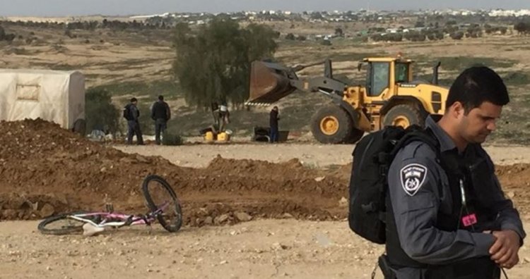 Siyonist terör çetesi Arakib köyünü 212. kez yıktı