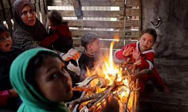Siyonist abluka altındaki Gazze'de kış zor geçiyor