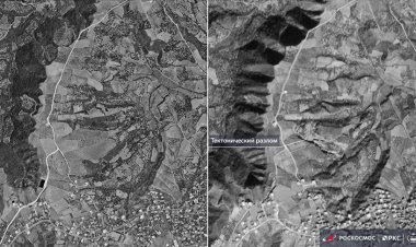 Rusya Federal Uzay Ajansı, Türkiye'deki depremin tektonik etkisini uydudan görüntüledi