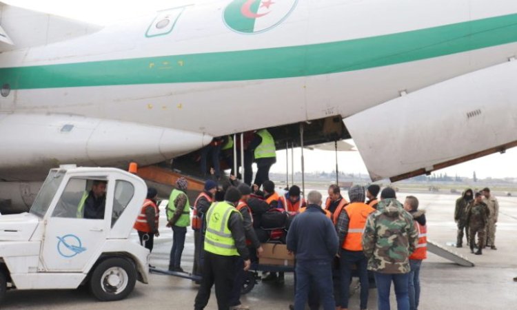 Cezayir'den Türkiye ve Suriye'deki deprem bölgelerine 45 milyon dolarlık destek