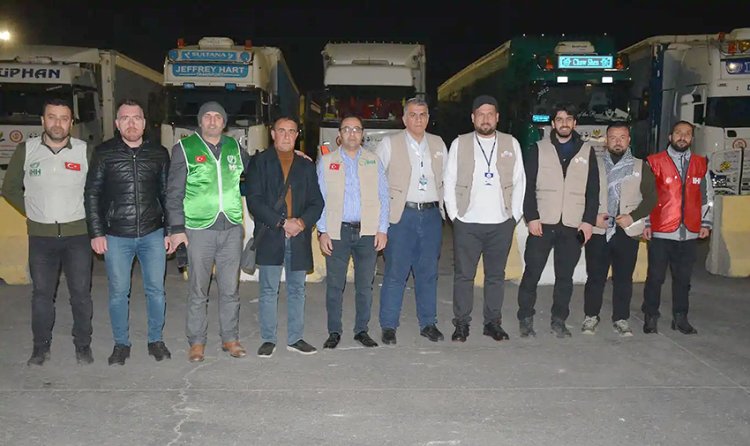 Kürdistan Bölgesinden Türkiye ve Suriye’ye 32 tırlık yardım daha