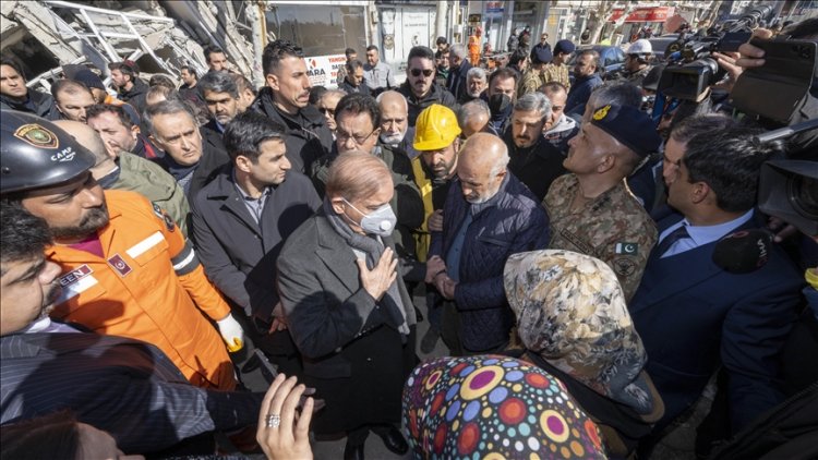 Pakistan Başbakanı Şerif Adıyaman'da: Bu yas ve yıkım sürecinde sizinleyiz