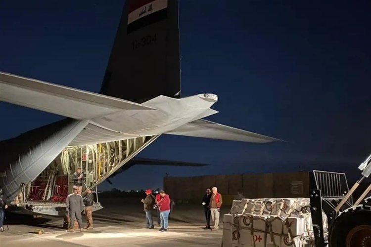 Irak, Türkiye'ye 26 uçak yardım malzemesi gönderdi