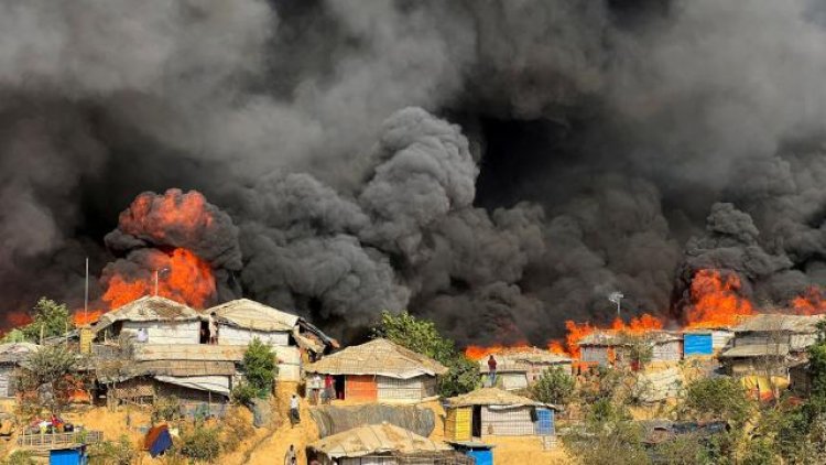 Arakanlı Müslümanların kaldığı kampta yaşanan yangın 'planlı bir sabotaj eylemi' çıktı