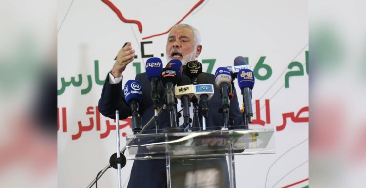 HAMAS lideri Heniyye'den Cezayir'in Filistin'e olan sarsılmaz desteğine övgü