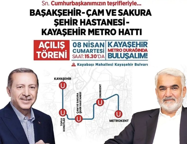 HÜDA PAR Genel Başkanı Yapıcıoğlu, İstanbul'da metro açılışına katılacak