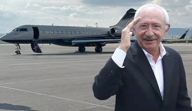‘İsraf’ olduğu gerekçesiyle Cumhurbaşkanlığına ait uçakları satacağını vaat eden Kılıçdaroğlu saati 12 bin dolara jet kiraladı