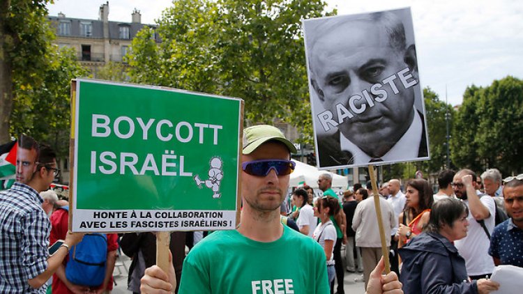 Belçika'nın Liege kentinden İşgalci İsrail'e boykot