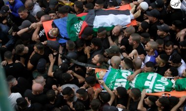 İşgalci İsrail askerlerinin şehid ettiği 5 Filistinli toprağa verildi