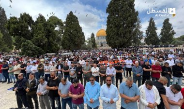 35 bin kişi Cuma namazını Mescid-i Aksa’da kıldı