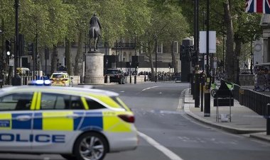 İngiltere'de aracıyla Başbakanlık binasının dışındaki kapılara çarpan kişi gözaltına alındı