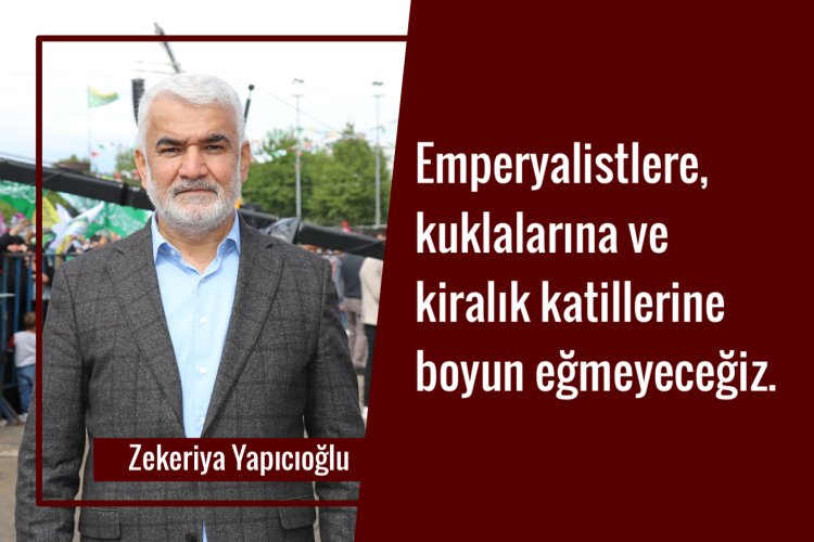 Yapıcıoğlu'ndan Mersin'deki seçim standına yönelik silahlı saldırıya ilişkin açıklama