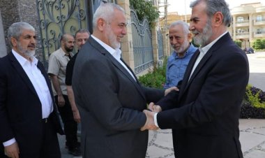 Heniyye ve Nehhale başkanlığındaki Hamas ve İslami Cihad heyetleri Kahire'de buluştu