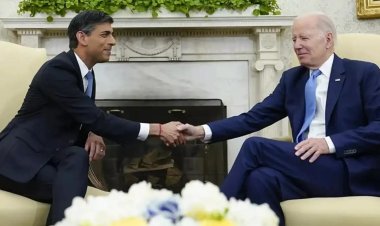 ABD Başkanı Biden, İngiltere Başbakanı Sunak ile görüştü