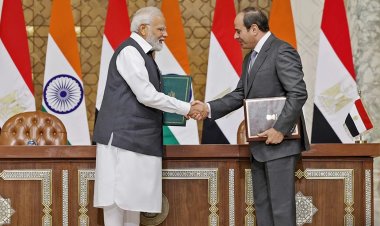 Mısır ve Hindistan stratejik ortaklık seviyesine yükseltmek için bildiri imzaladı