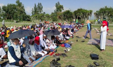 Etiyopya'da Kurban Bayramı namazı heyecanı yaşandı