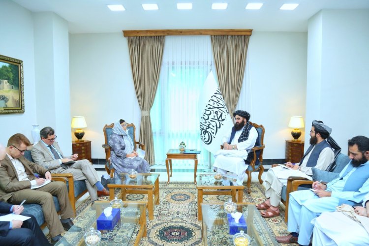 BM Genel Sekreteri’nin Afganistan’daki temsilcisi Emirhan Muttaki ile görüştü
