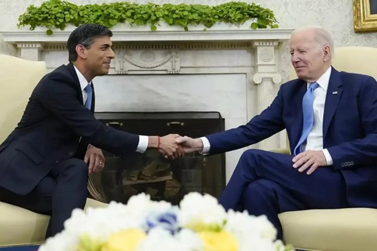 ABD Başkanı Biden, İngiltere Başbakanı Sunak ile görüştü