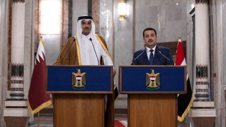 Katar Emiri Şeyh Temim, Irak'a 5 milyar dolar yatırım yapmayı planladıklarını açıkladı