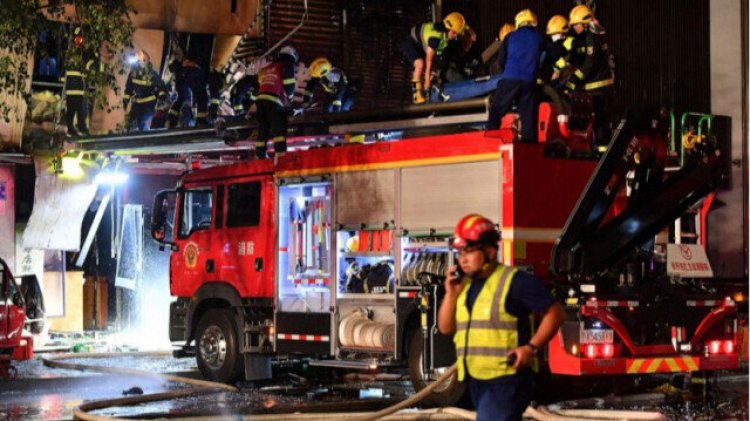 Çin'de bir restoranda yaşanan patlama sonucu onlarca kişi öldü