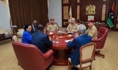 Afrika Birliğe Heyeti, Hafter ile Libya ulusal uzlaşısı üzerine görüştü