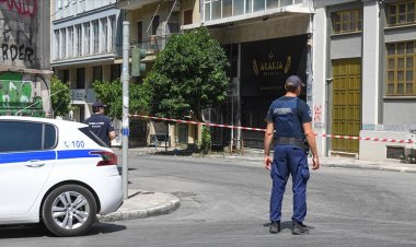 Yunanistan'daki Büyük Mason Locası önünde patlama