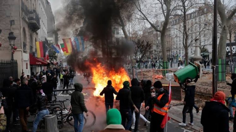 Fransa'da 500'den fazla bölge şiddet olaylarına sahne oldu