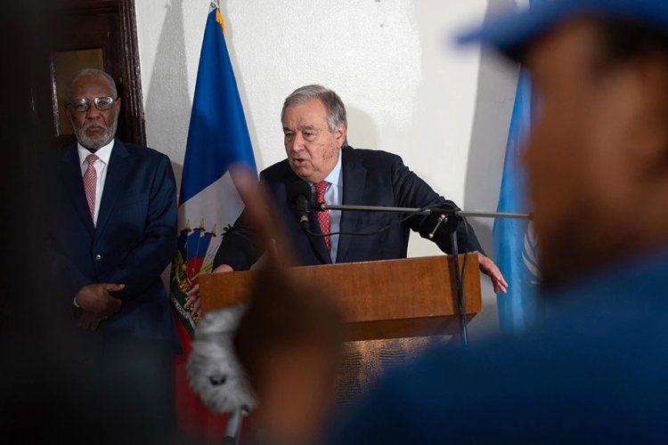 Guterres: Haiti halkı "bir kabus" içinde yaşamaya mahkum edilmiş durumda