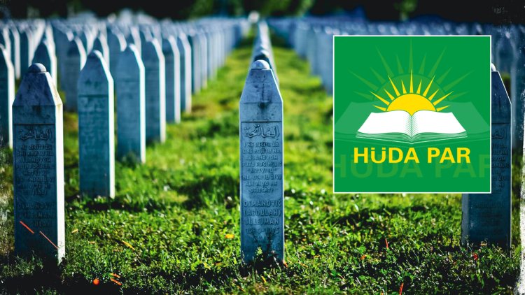 HÜDA PAR'dan Srebrenitsa mesajı: Unutulan soykırım tekrarlanır!