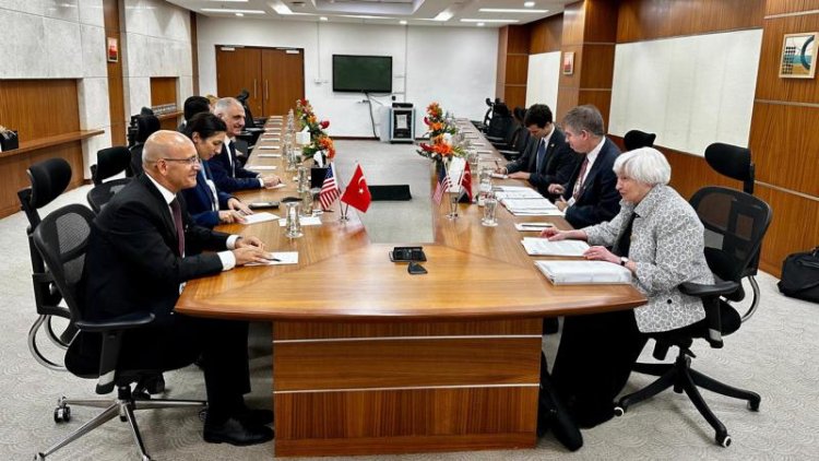 Bakan Şimşek, ABD'li mevkidaşı Yellen ile görüştü