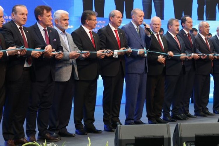 Yapıcıoğlu, Ercan Havalimanı yeni terminal binası açılışına katıldı