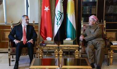 Mesud Barzani, Hakan Fidan'ı kabul etti
