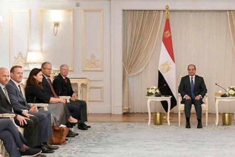 Sisi, ABD Kongre üyeleriyle bölgesel ve uluslararası gelişmeleri görüştü