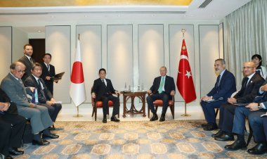 Cumhurbaşkanı Erdoğan, Japonya Başbakanı Kişida Fumio'yu kabul etti