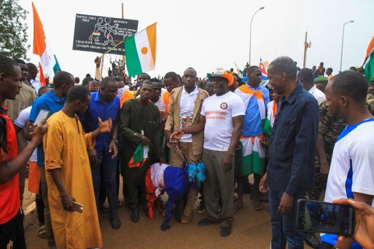 Nijer halkından gösteri: ‘Kahrolsun Fransa ve onun yerel yandaşları’