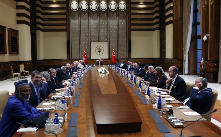 Erdoğan, ABD Müslüman Organizasyonları Konseyi üyelerini kabul etti