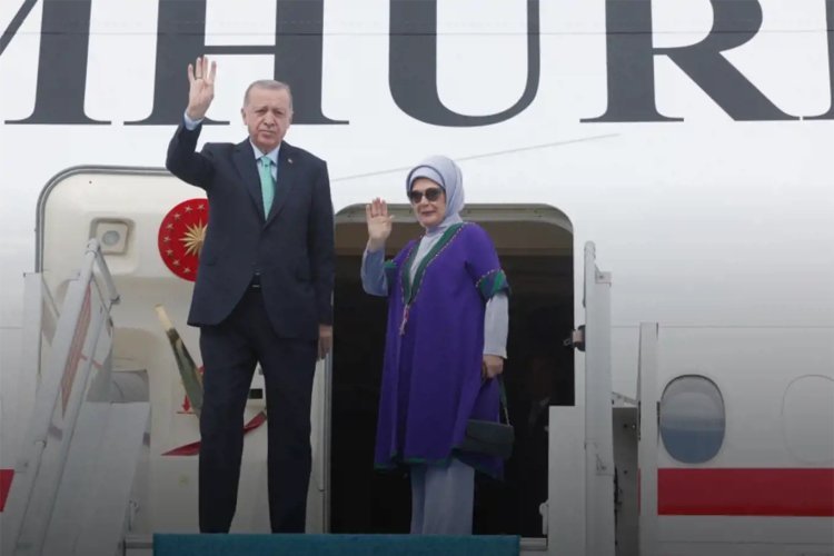 Cumhurbaşkanı Erdoğan G-20 Liderler Zirvesi'ne katılmak üzere Hindistan'a gitti